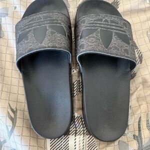 Adidas Black Slide Sandals